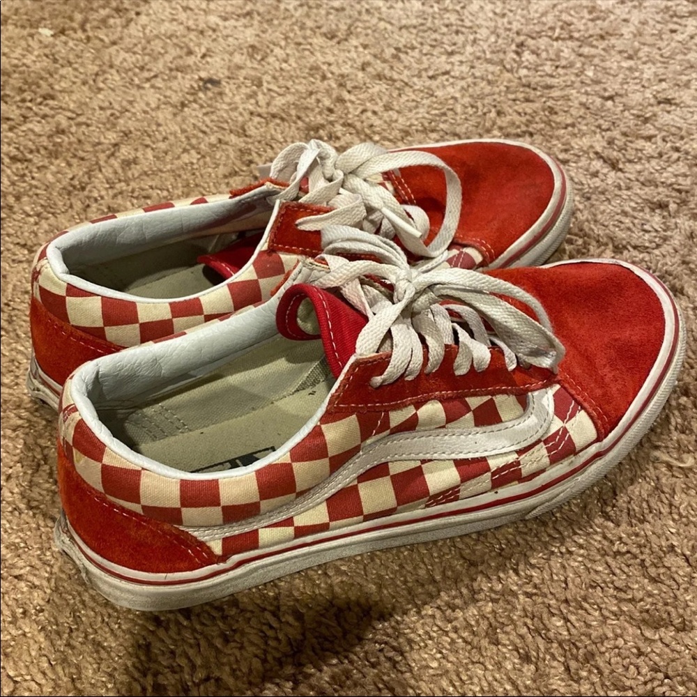 Red Checker Old Skool Vans